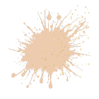Beiger Farbklecks mit Goldsprenkeln
