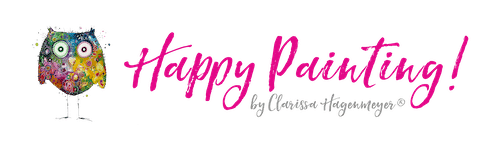 Logo Happy Painting von Clarissa Hagenmeyer